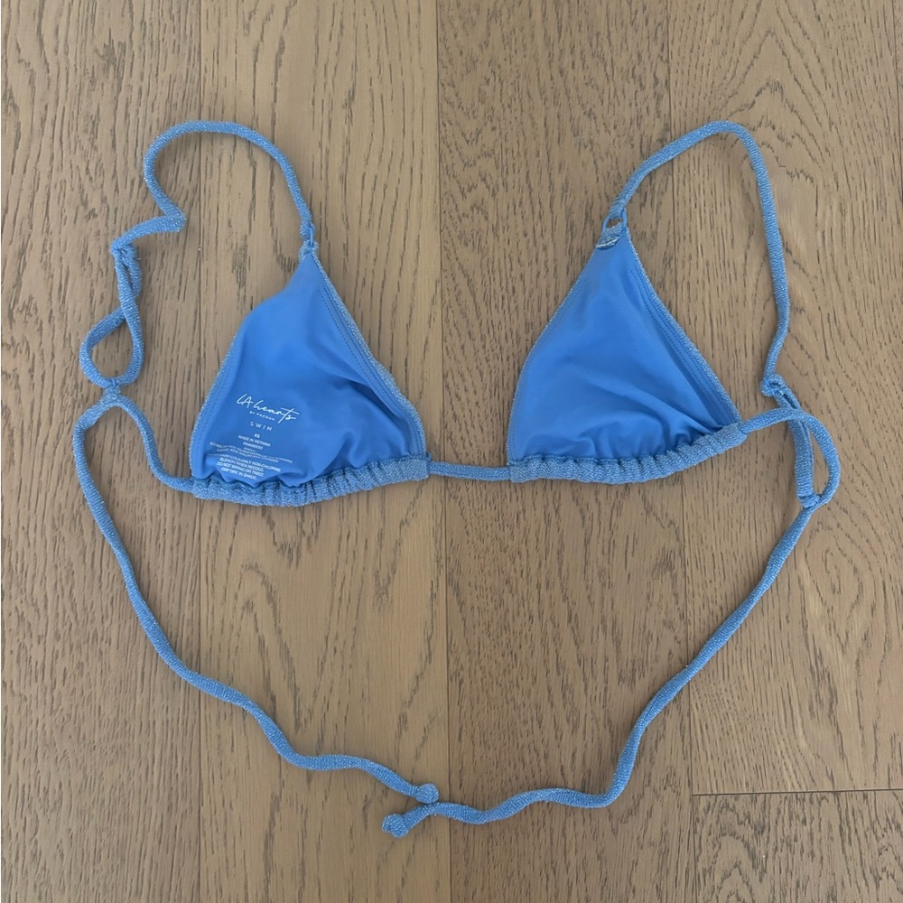 Pacsun / LA girls Sparkle Blue Bikini Set - Picture 4 of 7